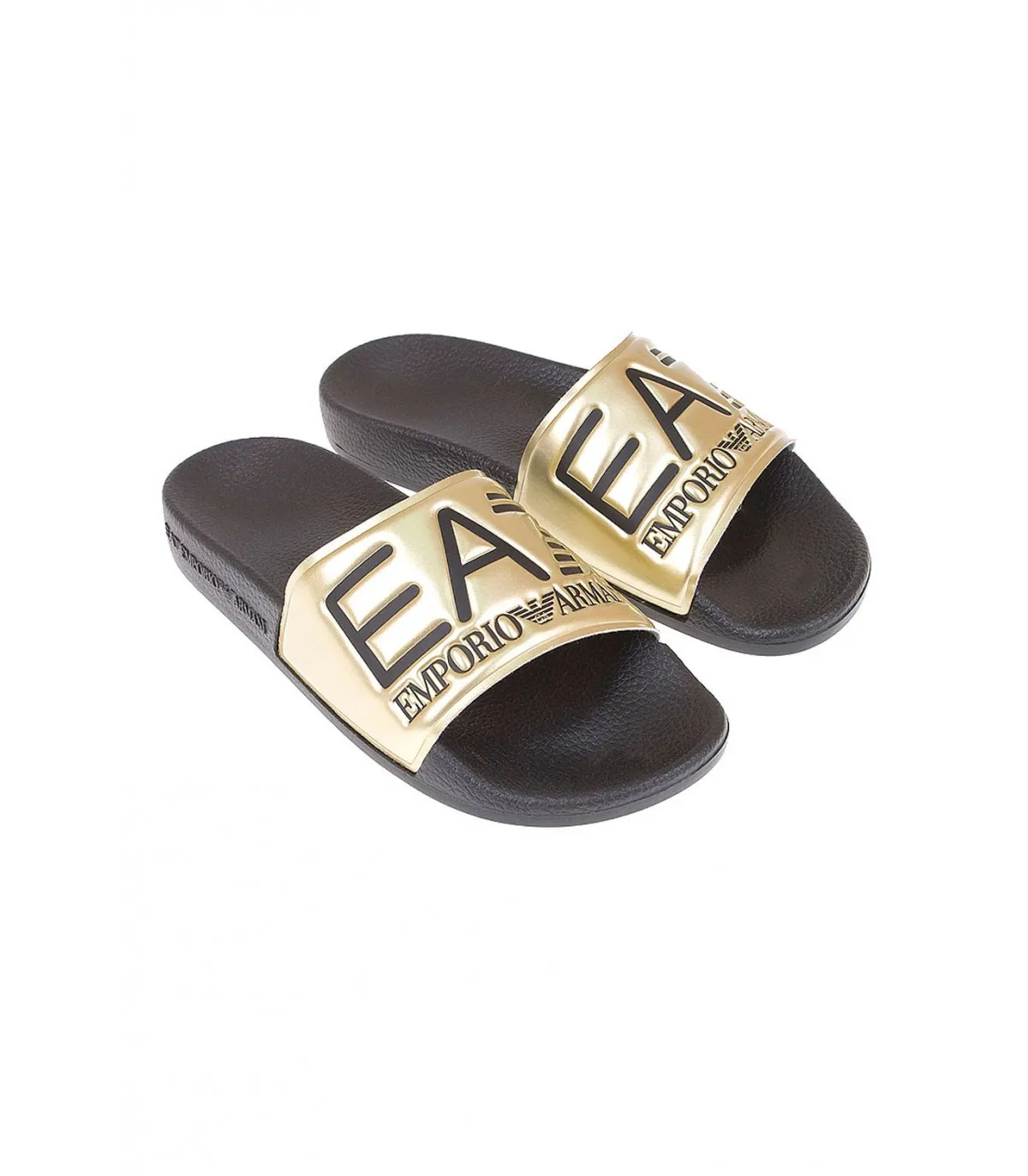 Chanclas Emporio Armani EA7 Logo Dorado