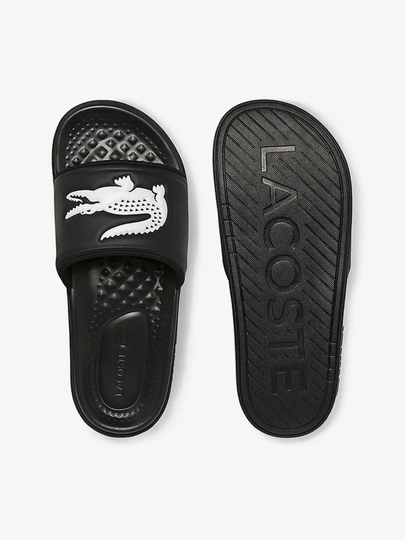 Chanclas Lacoste Croco Dualiste Logo