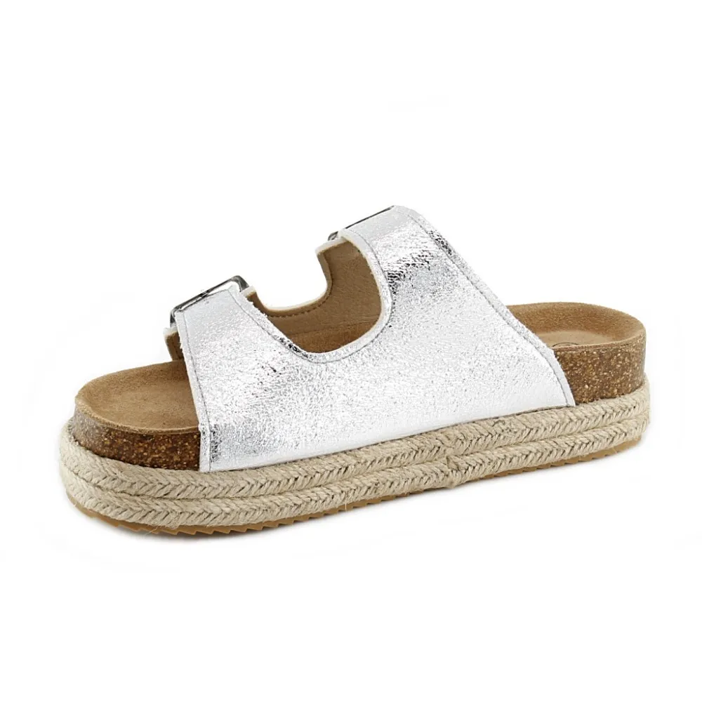 Chanclas Plataforma Xti 57060 Plata