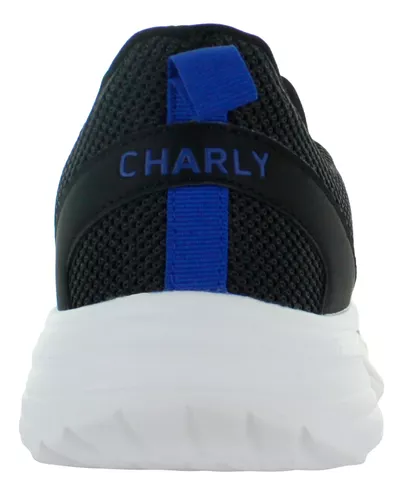 Charly Tenis Correr Ligero Atletico Gym Negro Hombre 83100