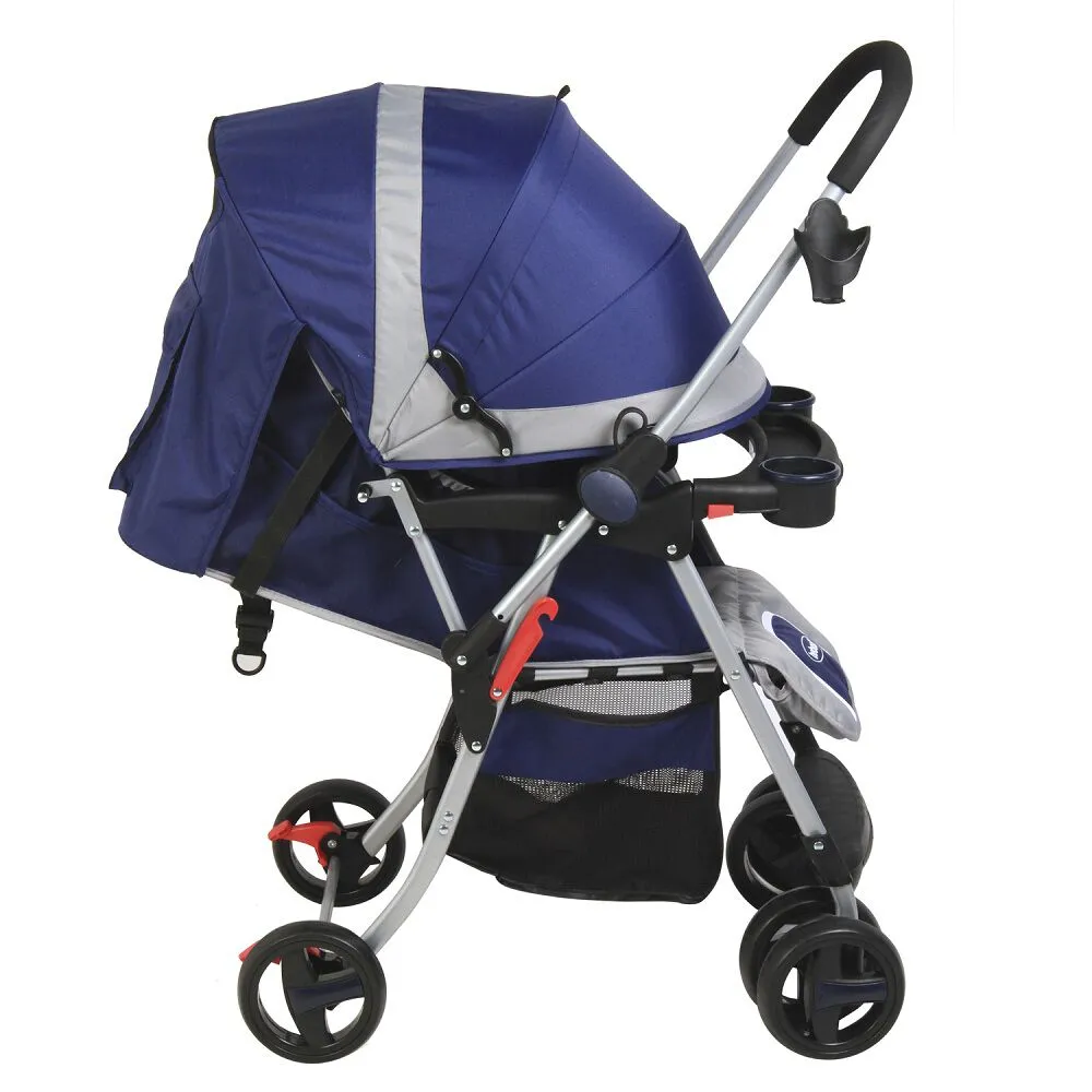 Coche Cuna & Paseo Twister Azul Bebesit