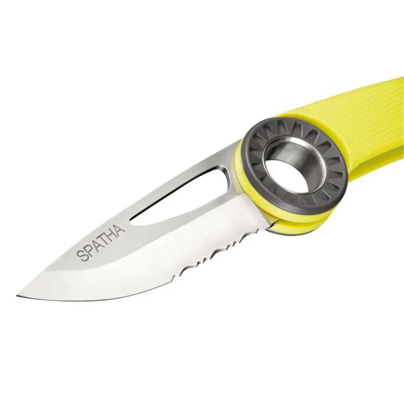 Cuchillo PETZL SPATHA (amarillo)