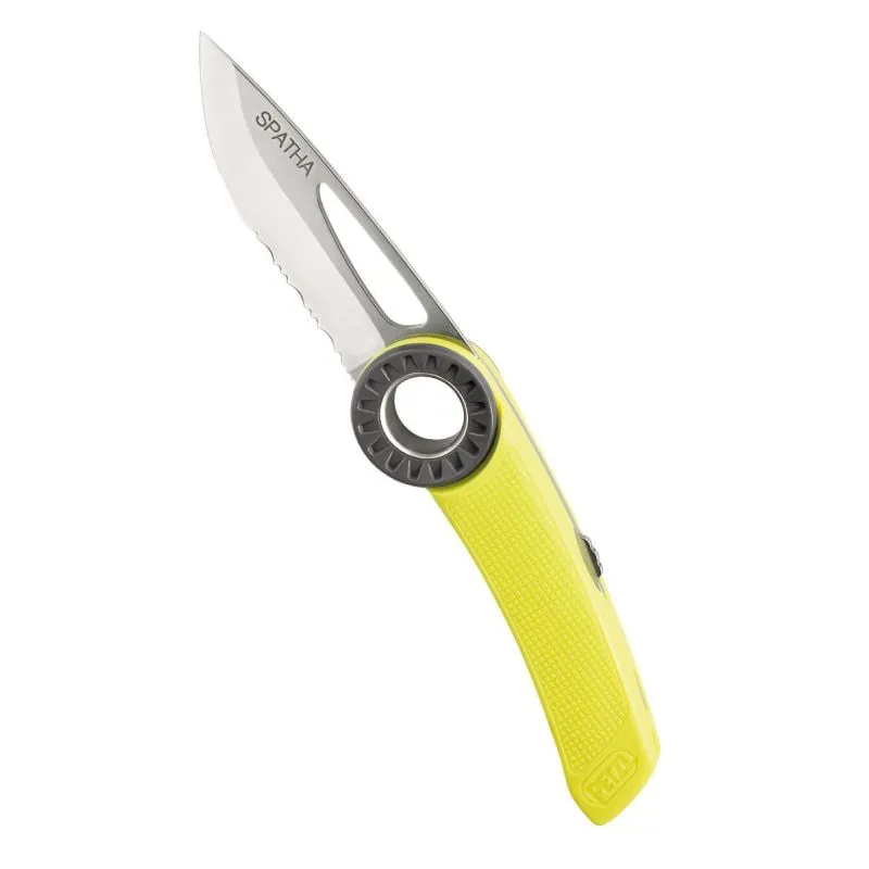 Cuchillo PETZL SPATHA (amarillo)