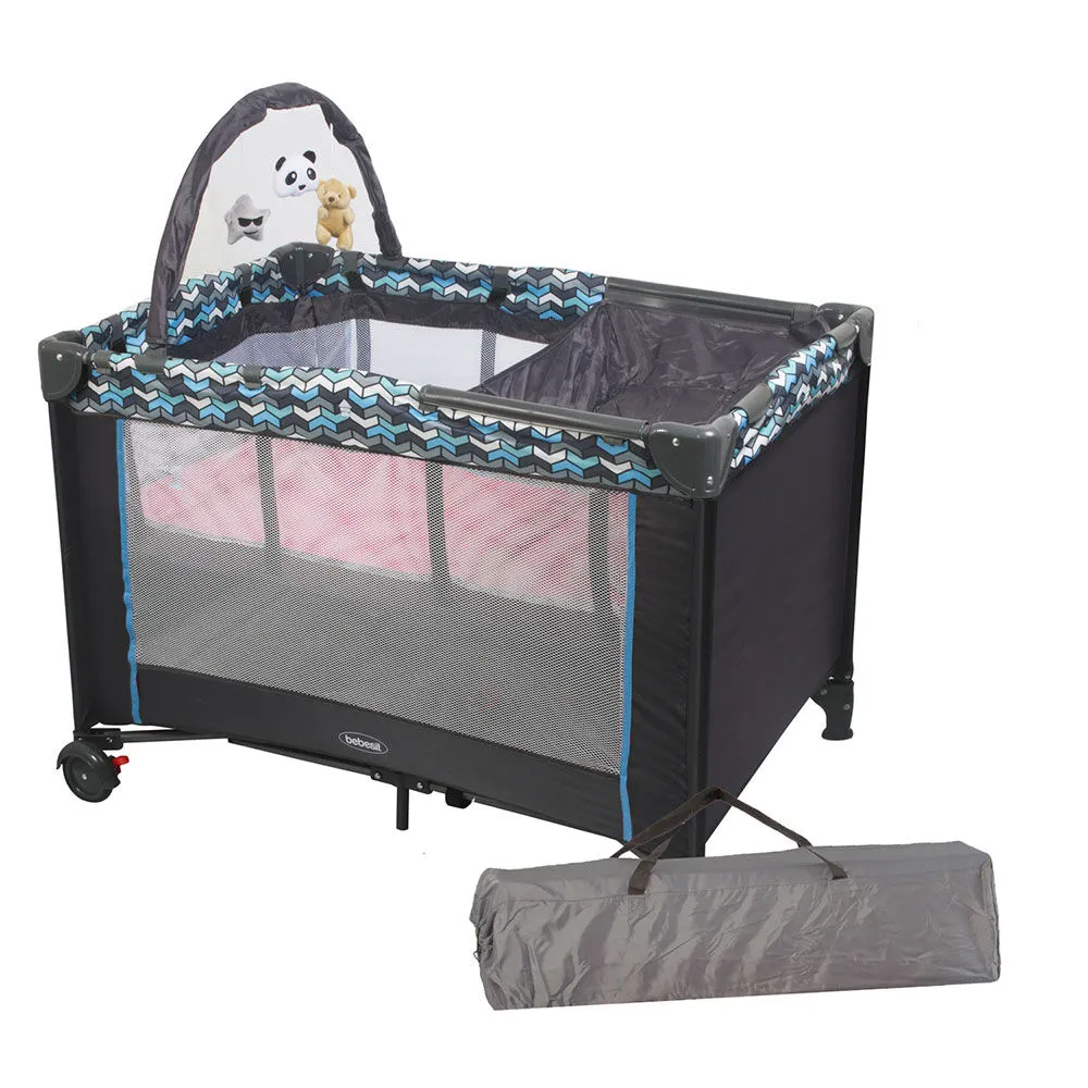 Cuna Corral Pack and Play Sleep II Azul Bebesit