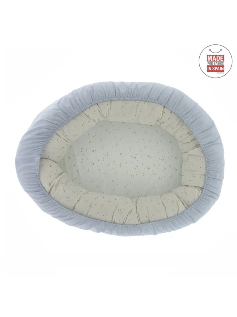 CUNA NIDO BEBE SKY 55x90x15 CM CELESTE