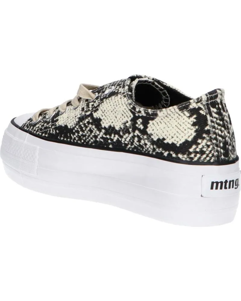 Deportivas de Mujer MTNG 69589 C46828 SNEK OFF WHITE