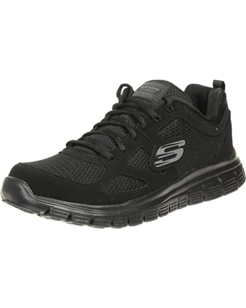 Deportivas SKECHERS  de Hombre y Niño 52635 - BURNS - AGOURA DEPORTIVO HOMBRE BBK  NEGRO