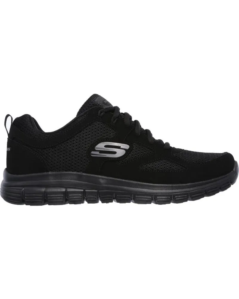 Deportivas SKECHERS  de Hombre y Niño 52635 - BURNS - AGOURA DEPORTIVO HOMBRE BBK  NEGRO