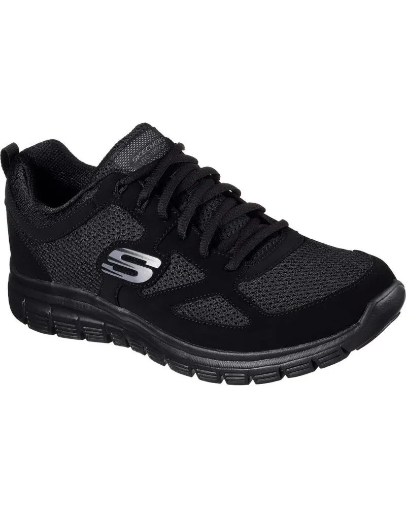 Deportivas SKECHERS  de Hombre y Niño 52635 - BURNS - AGOURA DEPORTIVO HOMBRE BBK  NEGRO