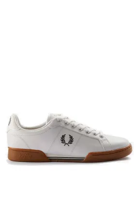 Deportivo Fred Perry B6311 B722 Leather Snow White