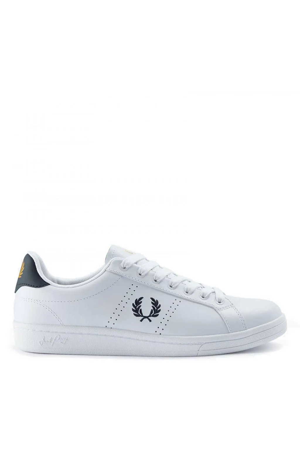 Deportivo Fred Perry B6312 B721 Leather White