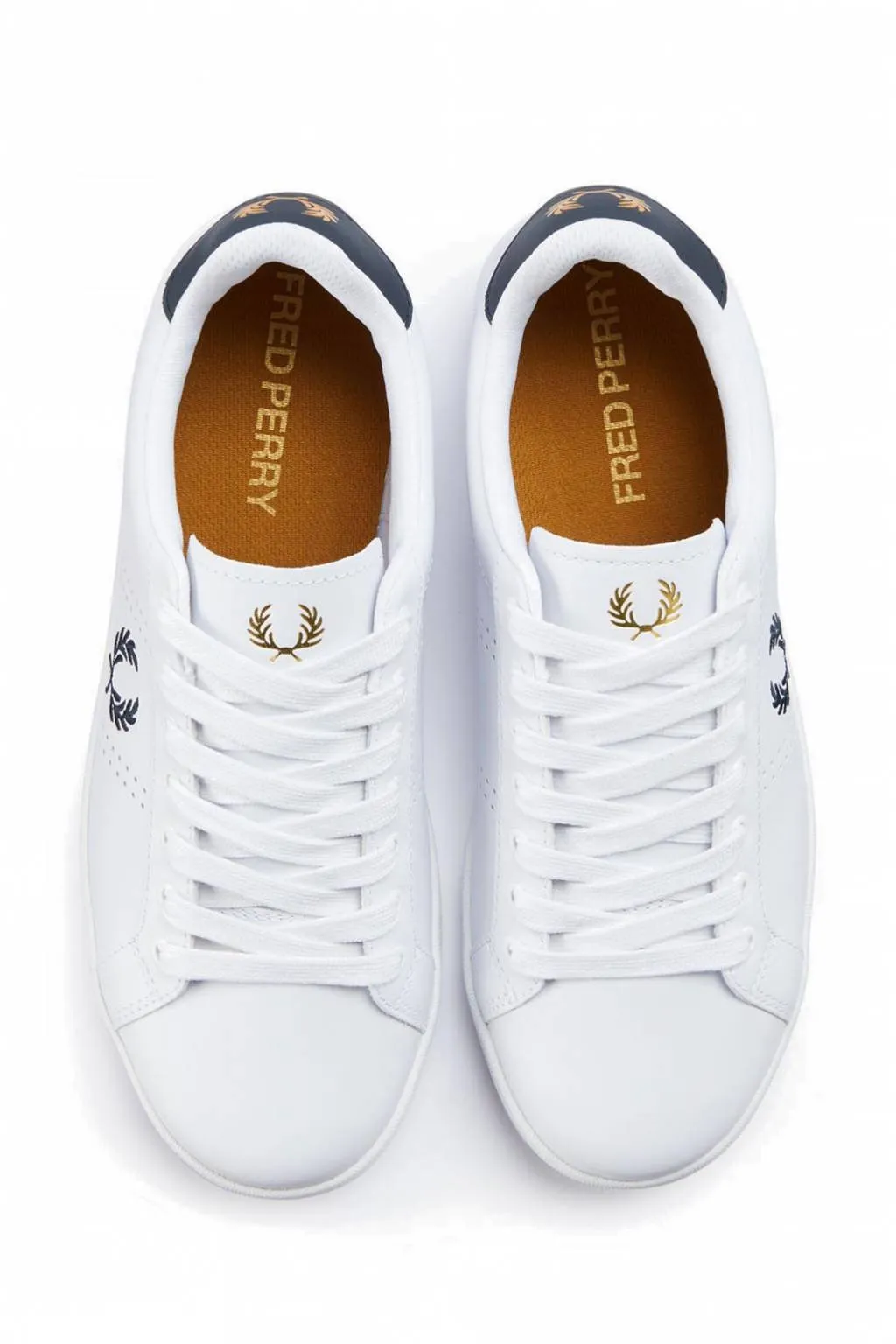 Deportivo Fred Perry B6312 B721 Leather White