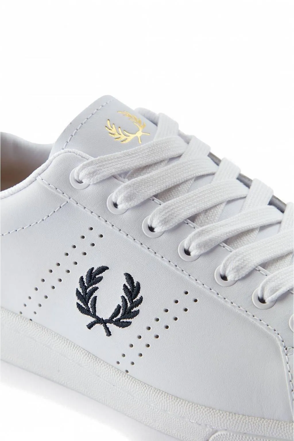 Deportivo Fred Perry B6312 B721 Leather White