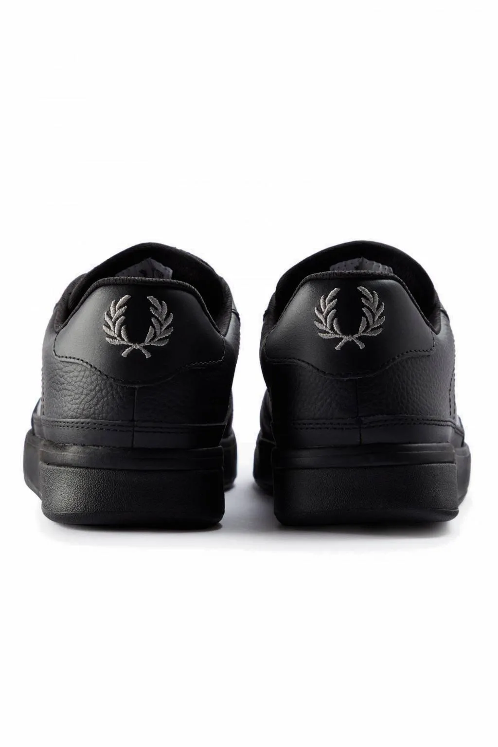 Deportivo Fred Perry B6318 B300 TEXTURED LEATHER Black