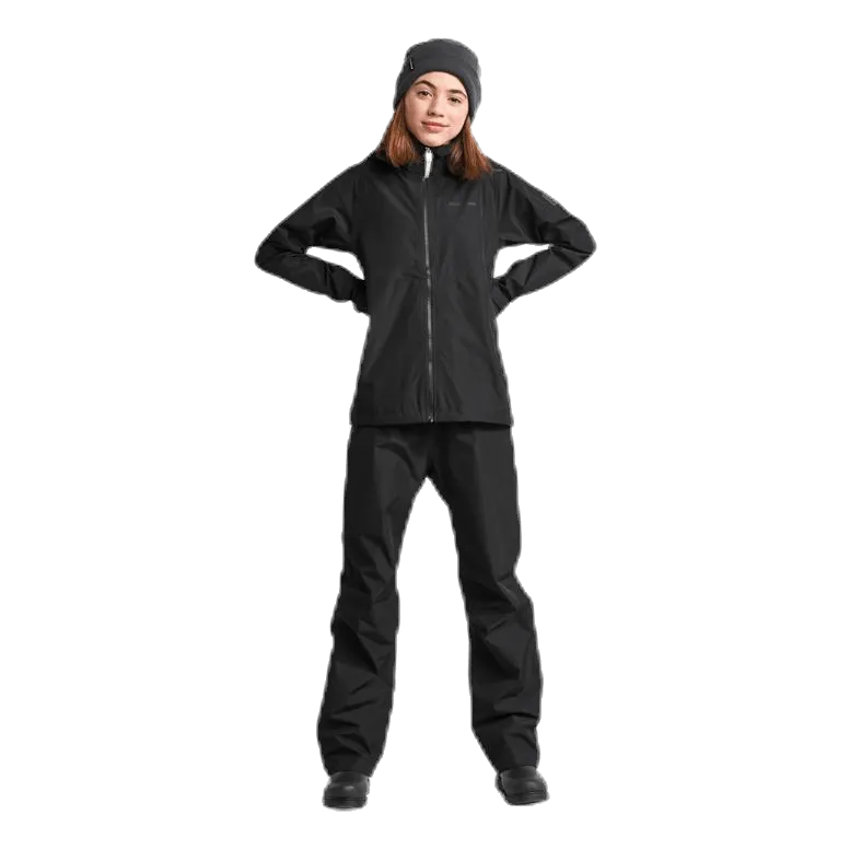 Didriksons Tera Girls Rain Jacket Black