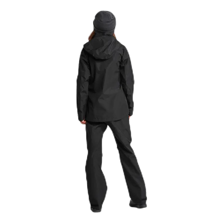 Didriksons Tera Girls Rain Jacket Black