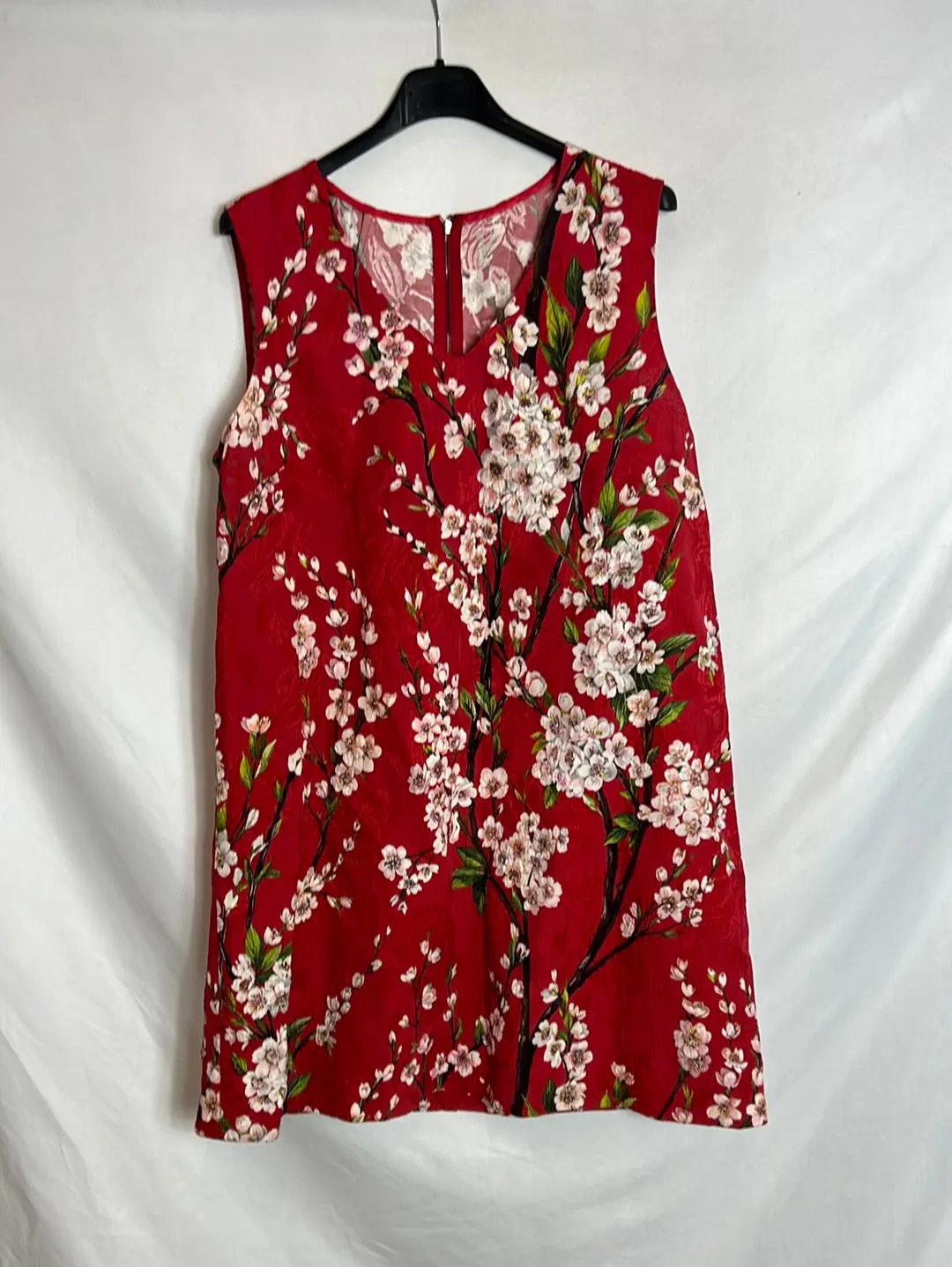 DOLCE&GABANNA. Vestido corto flores. T 42 (M)