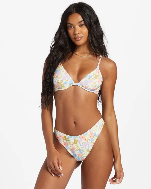 Dream Chaser Tanlines Reese - Top de Bikini con Aros para Mujer