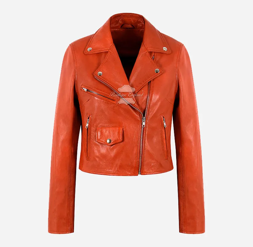 Emma Watson Leather Jacket Women Leather Biker Jacket