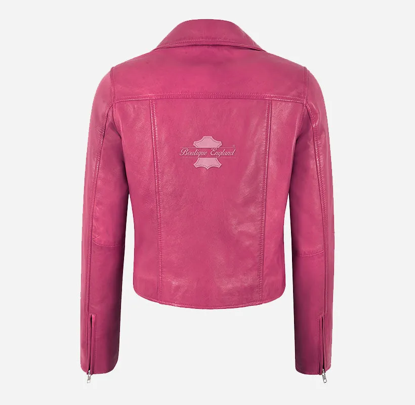 Emma Watson Leather Jacket Women Leather Biker Jacket