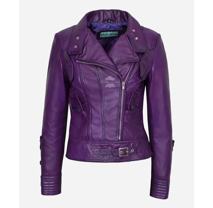 Essence Ladies Biker Leather Jacket Women Fashion Casual Jacket