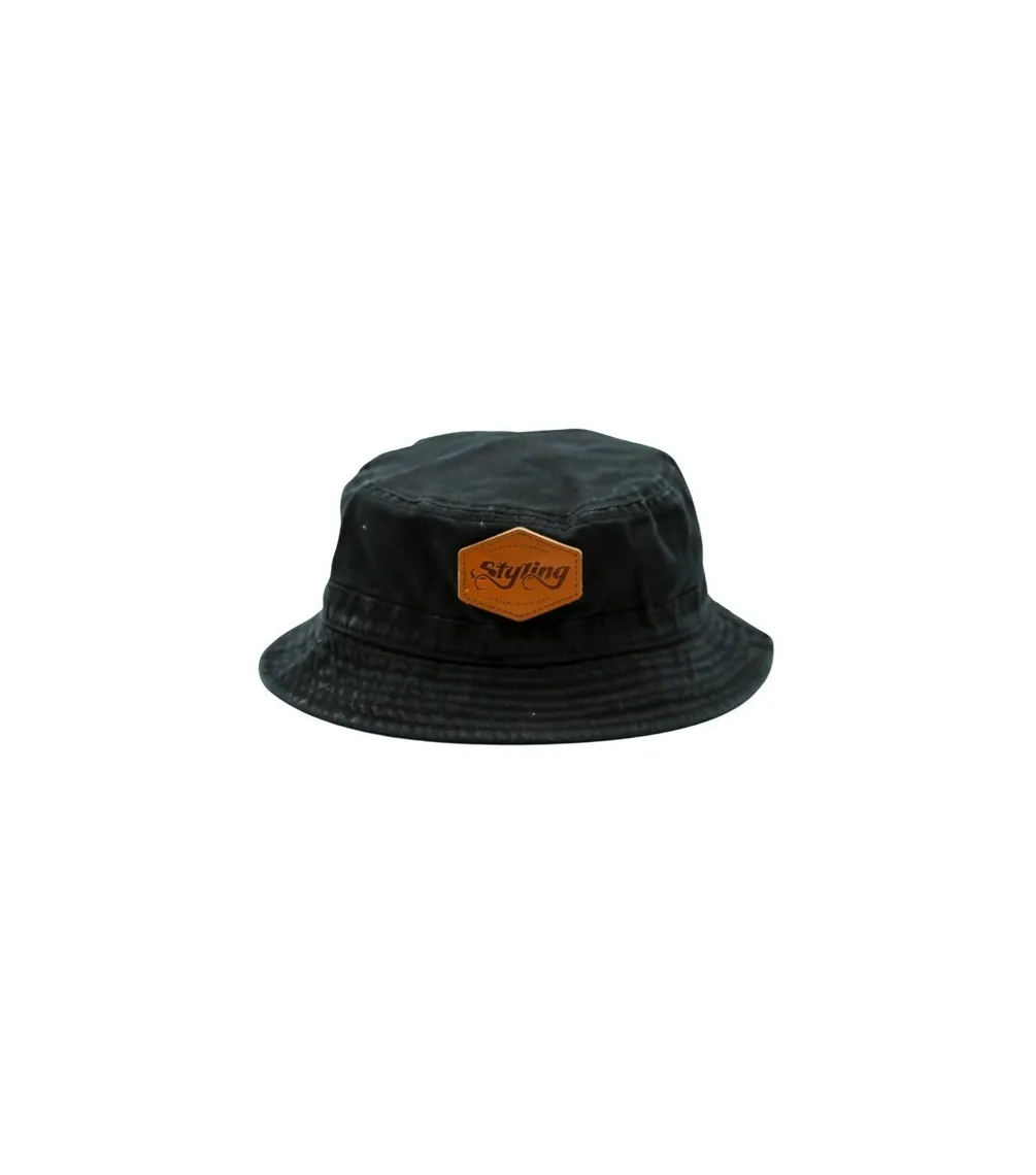 Gorro STYLING Sombrero Bucket Liso - Negro