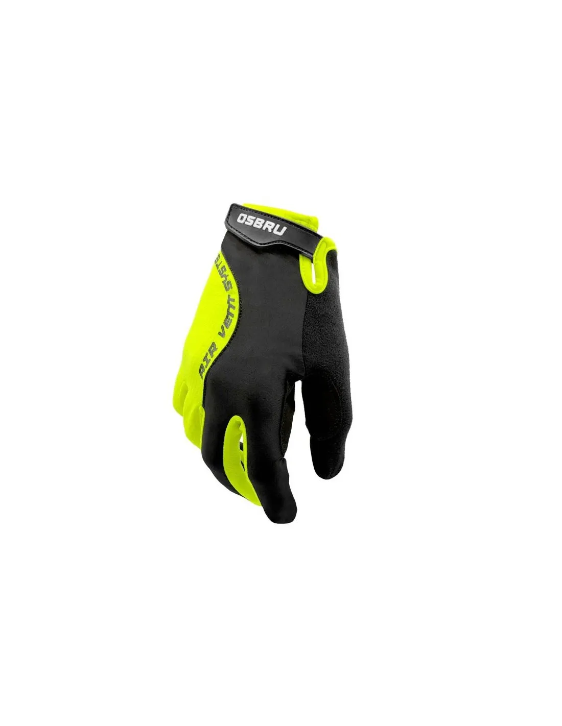 Guantes de Ciclismo Osbru Endurace Domi Black/Neon Yellow