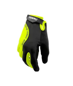 Guantes de Ciclismo Osbru Endurace Domi Black/Neon Yellow