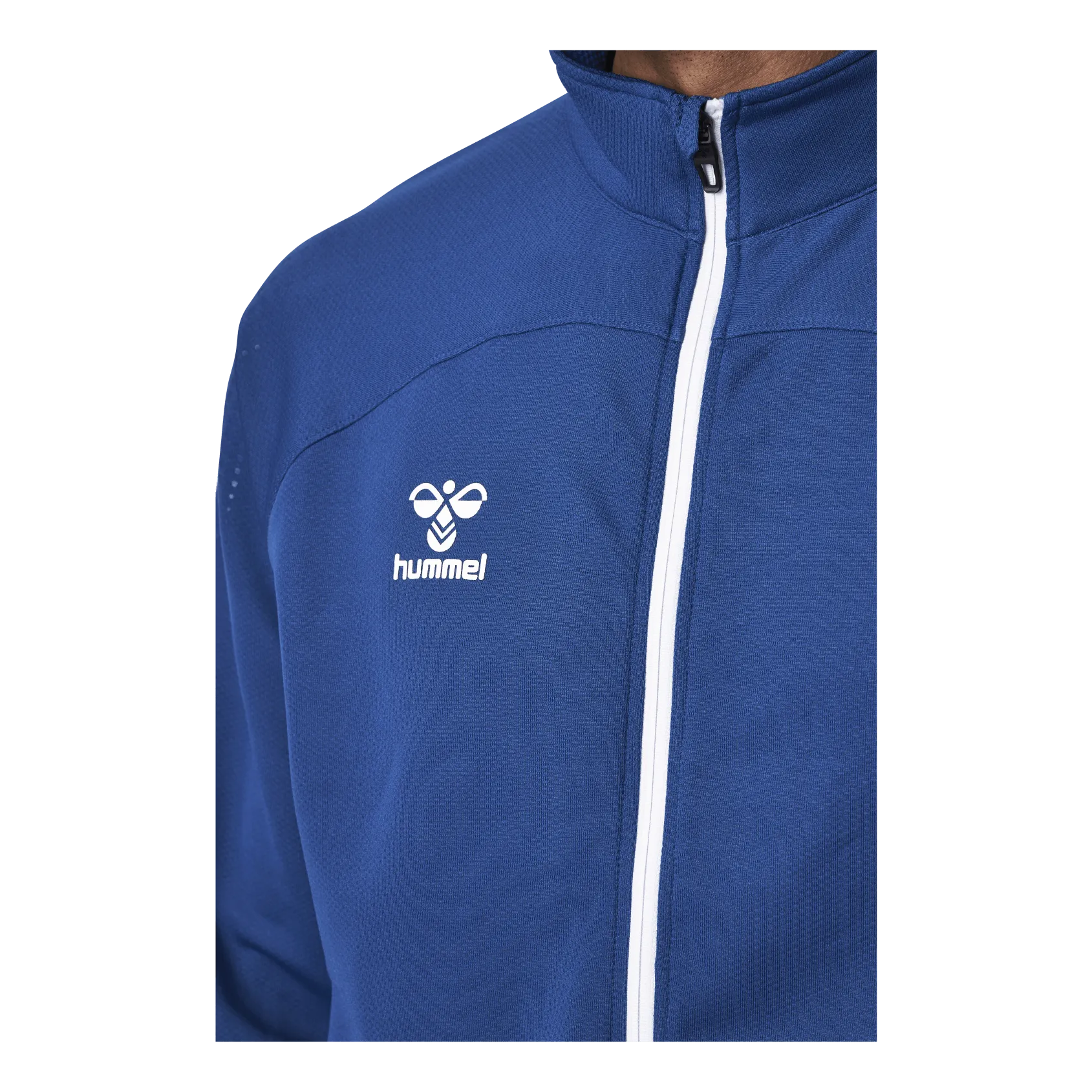 Hummel Poly Zip Jacket Blue