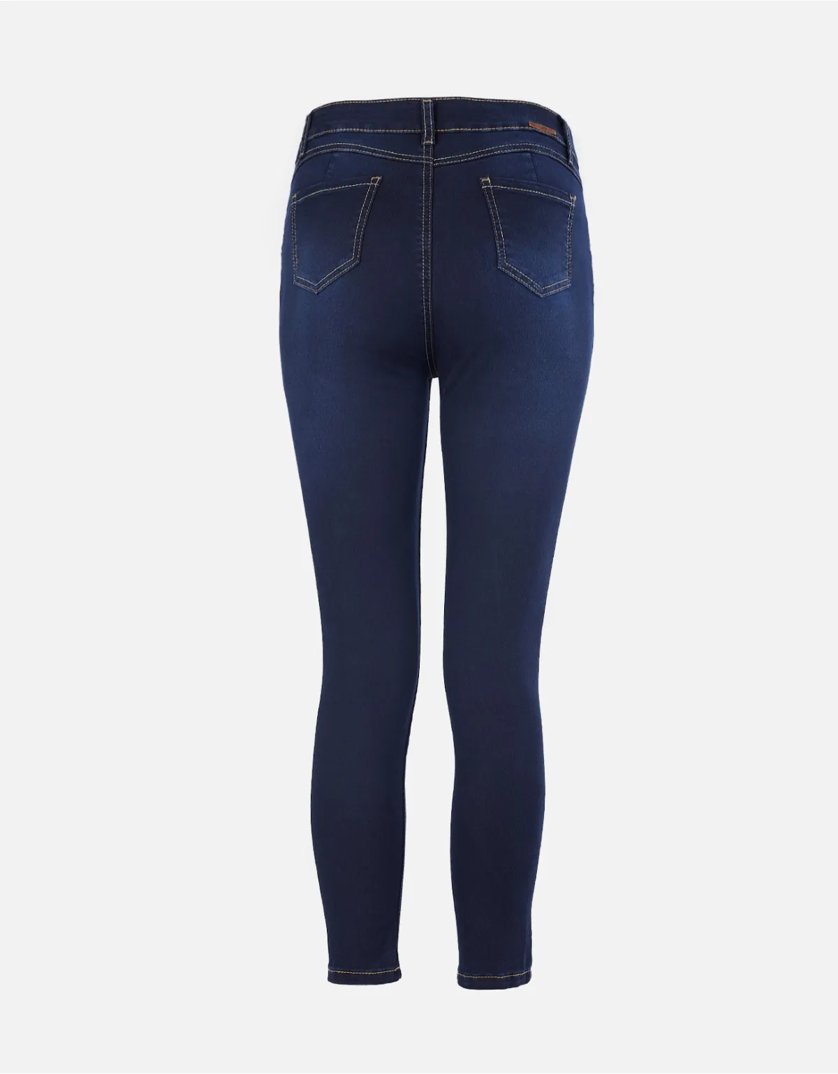 Jean skinny azul tiro medio mm