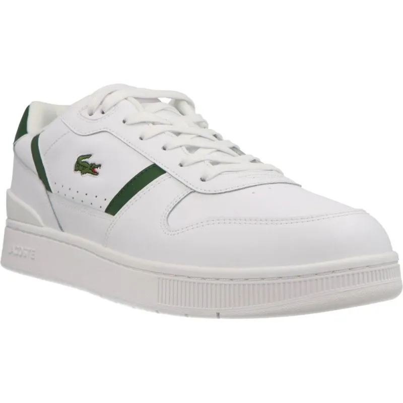 Lacoste  T Clip White Green