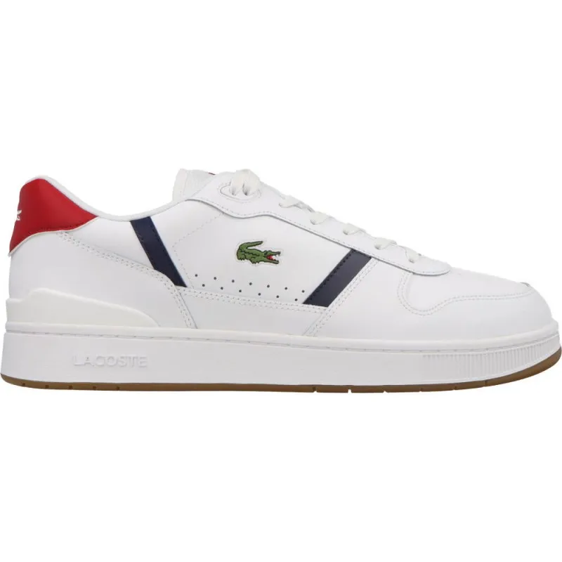 Lacoste  T Clip White Navy Red