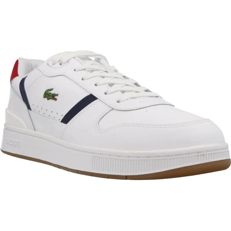 Lacoste  T Clip White Navy Red