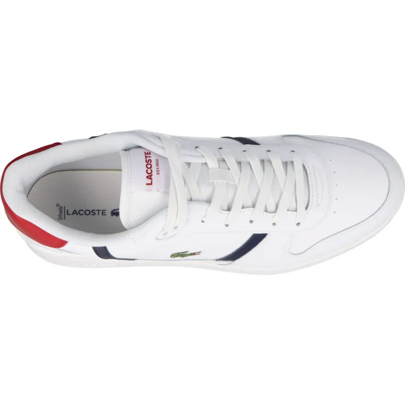 Lacoste  T Clip White Navy Red