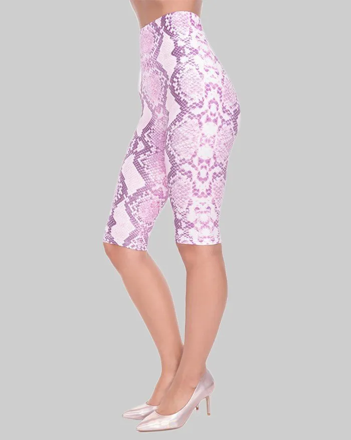 Legging de cintura alta con estampado de serpiente