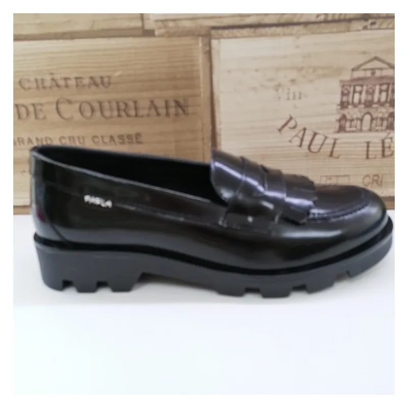 Mocasin Antic Cambridge Negro PAOLA 854113