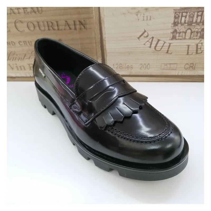 Mocasin Antic Cambridge Negro PAOLA 854113