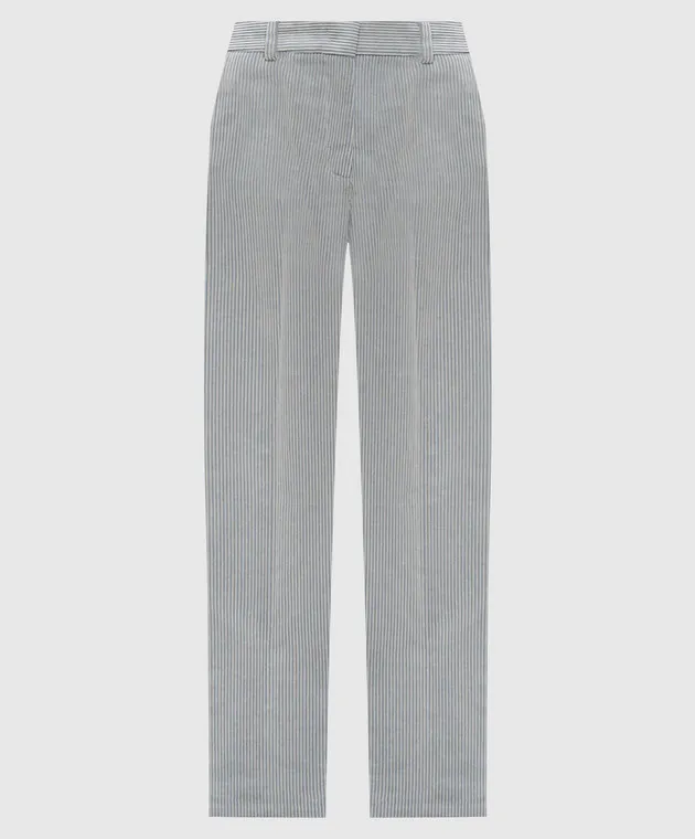 MooRER Gray corduroy pants LINDA