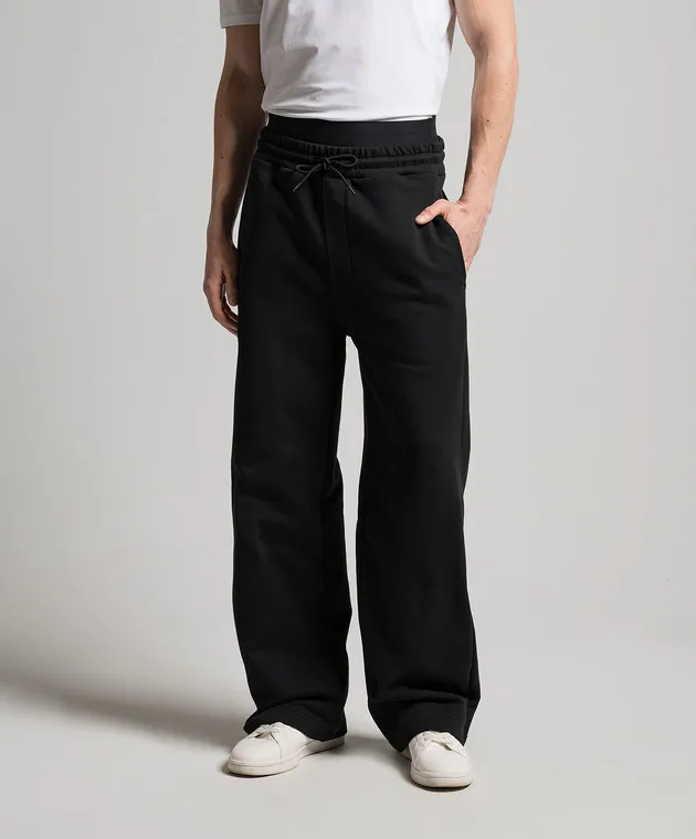 MSGM Black sports pants