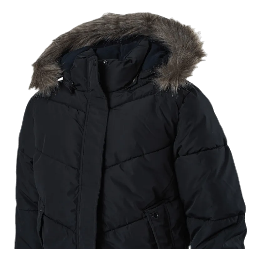 Name It Mabecca Long Puffer Jacket Black