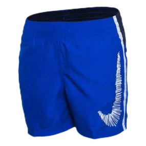 Natación Nike Junior 4 Volley Short Swoosh Blue