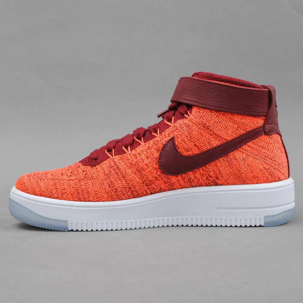 Nike Air Force 1 Flyknit ''Total Crimson'' W