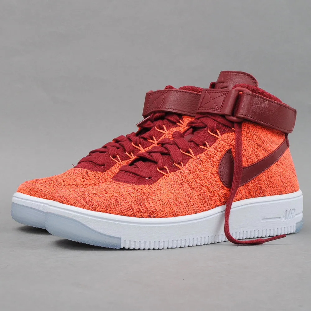 Nike Air Force 1 Flyknit ''Total Crimson'' W