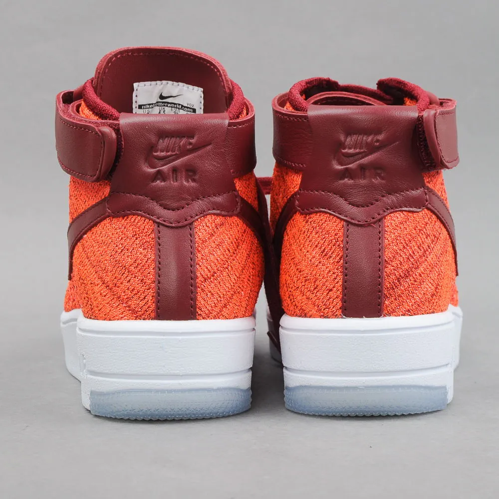 Nike Air Force 1 Flyknit ''Total Crimson'' W