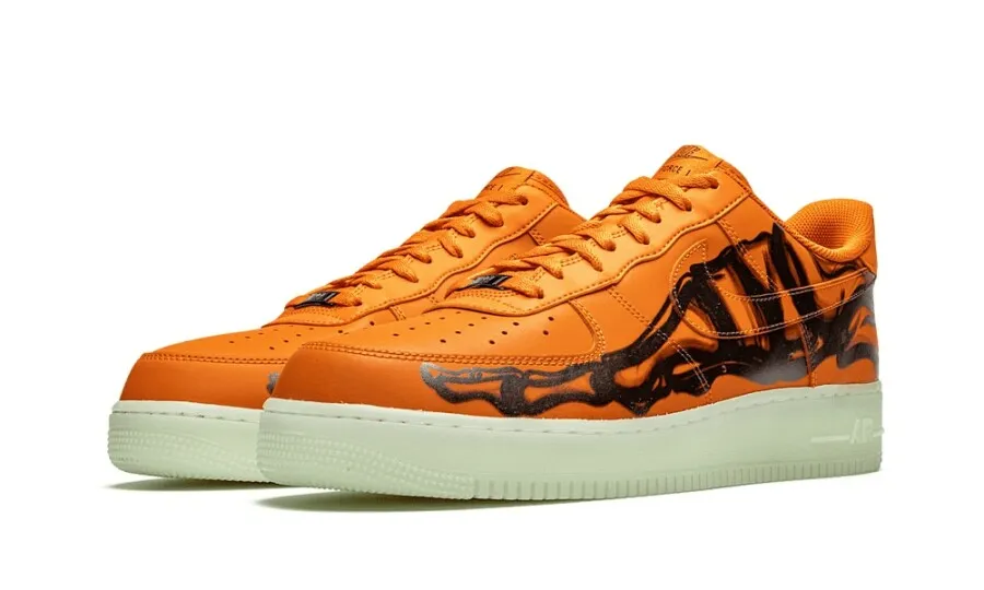 Nike Air Force 1 Low Orange Skeleton