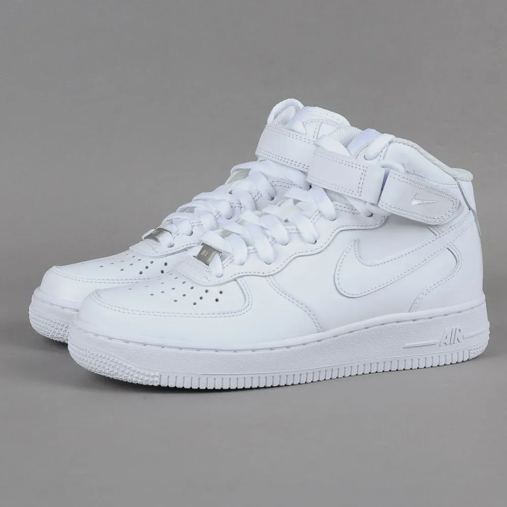 Nike Air Force 1 Mid 07 Leather ''Triple White'' W