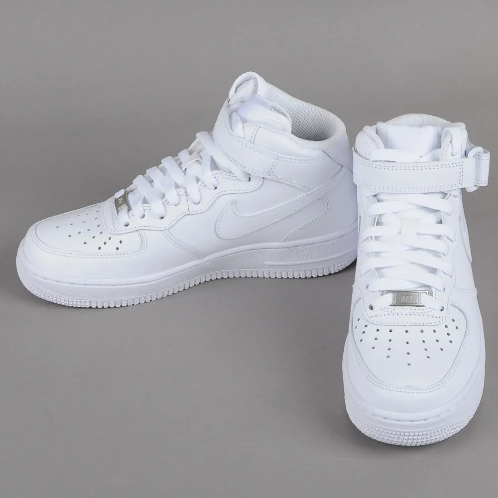 Nike Air Force 1 Mid 07 Leather ''Triple White'' W