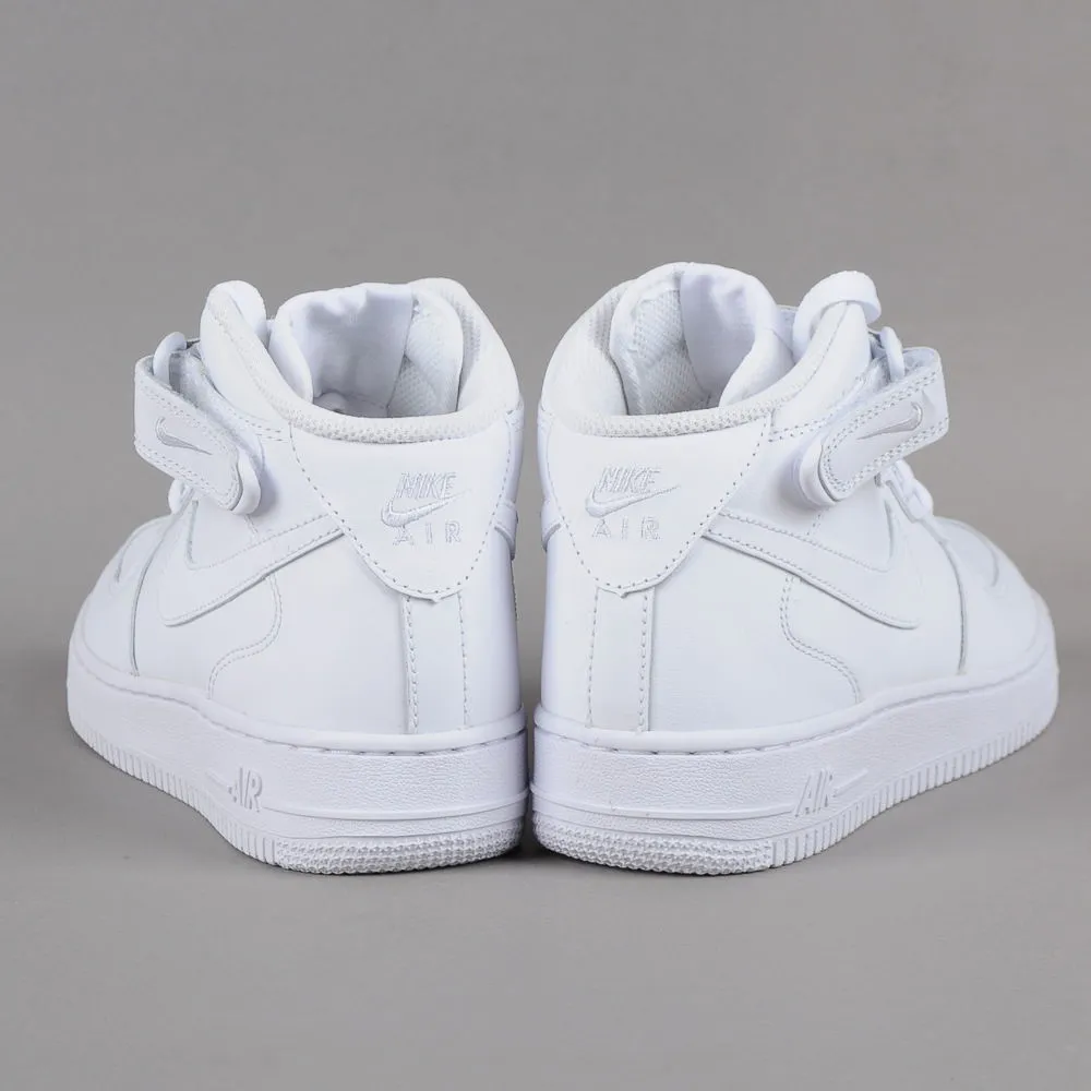 Nike Air Force 1 Mid 07 Leather ''Triple White'' W