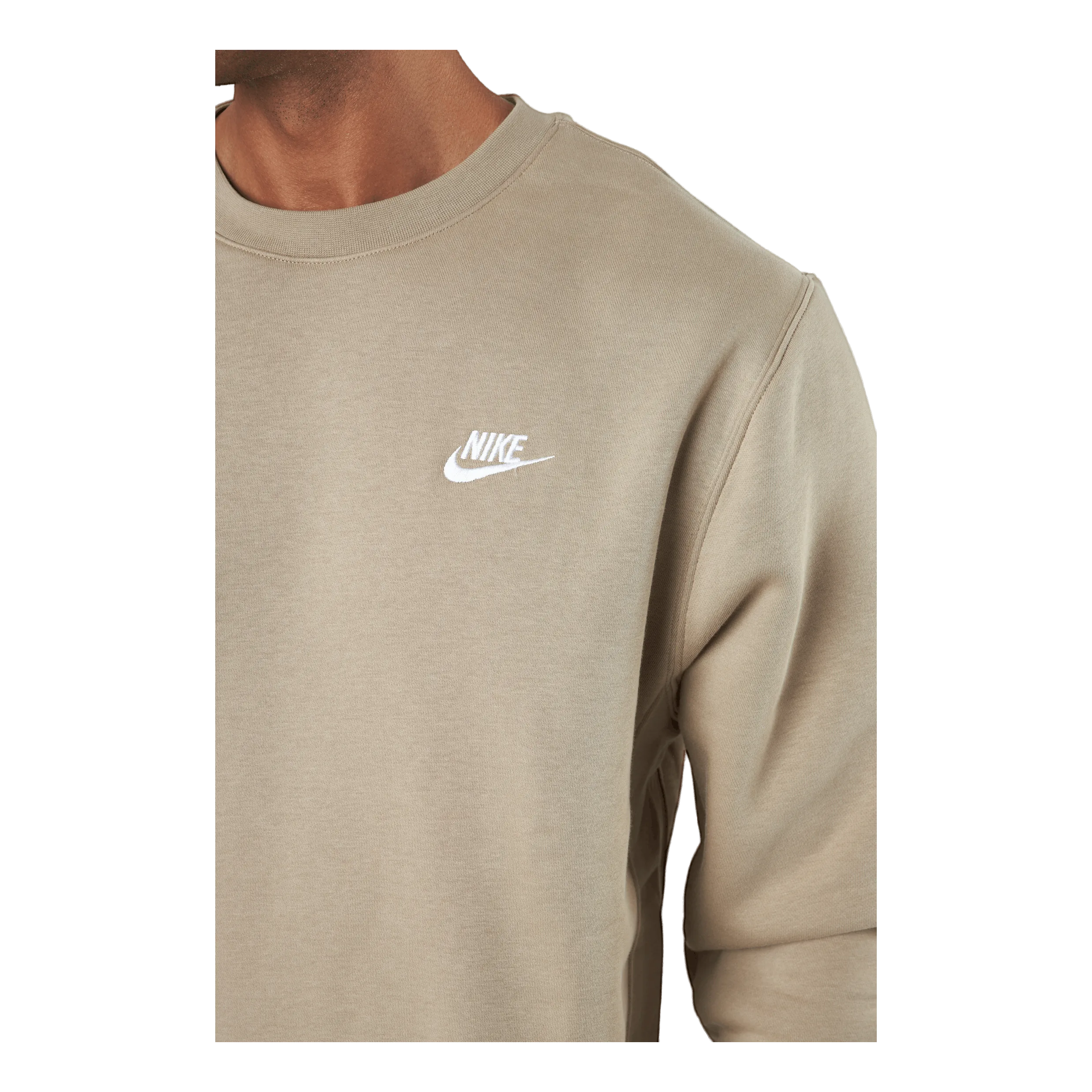 Nike Nike Sportswear Club Fleece Cr Khaki/white