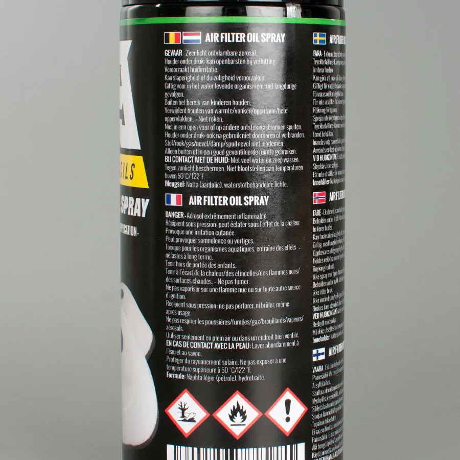 Pack-3 Espray Aceite de Filtro de Aire A9 Racing 400ml